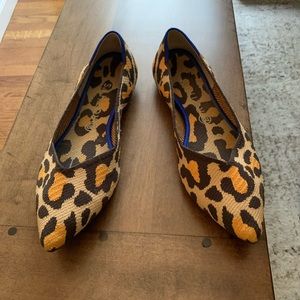 Rothy’s Pointed Cheetah Flats (size 11.5)